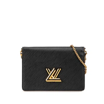 Pre-owned Louis Vuitton Black Noir Leather Shoulder Bag ()