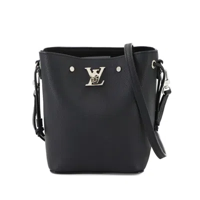 Pre-owned Louis Vuitton Black Noir Leather Shoulder Bag ()