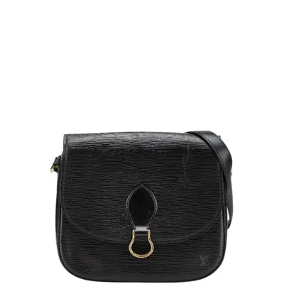 Pre-owned Louis Vuitton Black Noir Leather Shoulder Bag ()