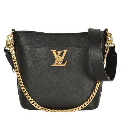 Pre-owned Louis Vuitton Black Noir Leather Shoulder Bag ()