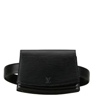 Pre-owned Louis Vuitton Black Noir Leather Shoulder Bag () In Black, Noir