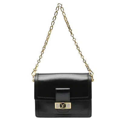 Pre-owned Louis Vuitton Black Noir Leather Shoulder Bag () In Black, Noir