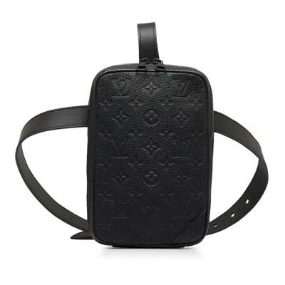 Pre-owned Louis Vuitton Black Noir Leather Shoulder Bag Sling Bag ()