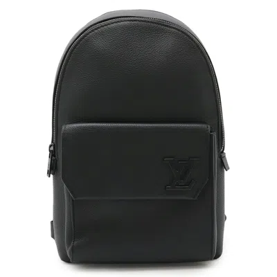 Pre-owned Louis Vuitton Black Noir Leather Shoulder Bag Sling Bag ()