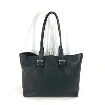 Pre-owned Louis Vuitton Black Noir Leather Shoulder Bag Tote Bag ()