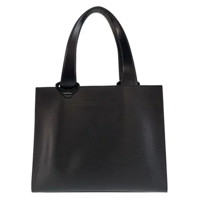 Pre-owned Louis Vuitton Black Noir Leather Shoulder Bag Tote Bag ()