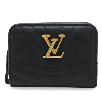 Pre-owned Louis Vuitton Black Noir Leather Wallet (bi-fold) ()