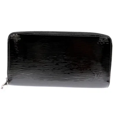 Pre-owned Louis Vuitton Black Noir Long Wallet (bi-fold) ()