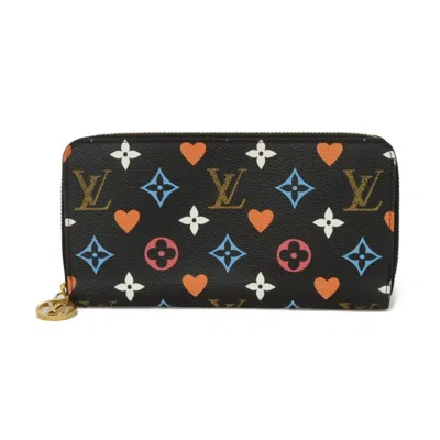 Pre-owned Louis Vuitton Black Noir Long Wallet (bi-fold) ()