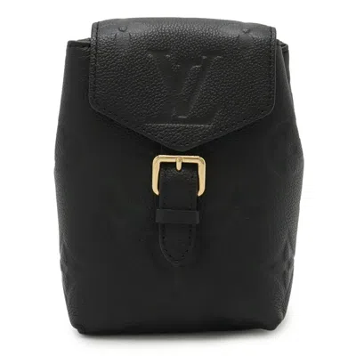 Pre-owned Louis Vuitton Black Noir Monogram Empreinte Backpack ()
