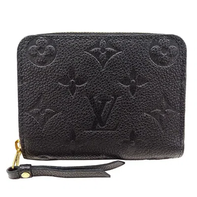 Pre-owned Louis Vuitton Black Noir Monogram Empreinte Coin Purse/coin Case ()
