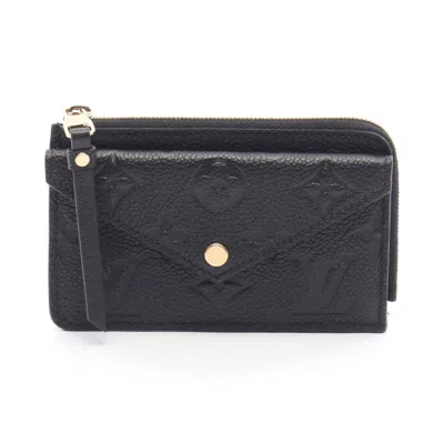 Pre-owned Louis Vuitton Black Noir Monogram Empreinte Coin Purse/coin Case ()
