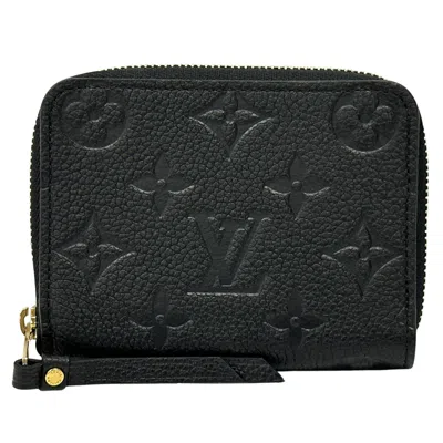 Pre-owned Louis Vuitton Black Noir Monogram Empreinte Coin Purse/coin Case ()