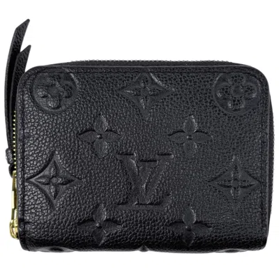 Pre-owned Louis Vuitton Black Noir Monogram Empreinte Coin Purse/coin Case ()