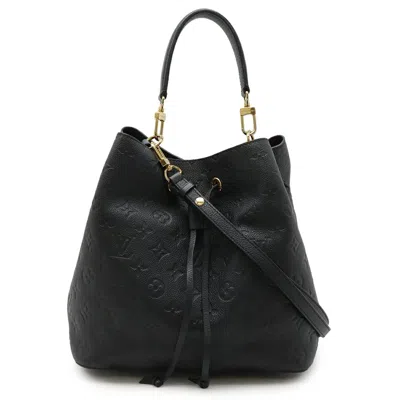 Pre-owned Louis Vuitton Black Noir Monogram Empreinte Handbag Shoulder Bag ()