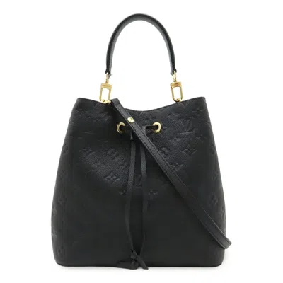 Pre-owned Louis Vuitton Black Noir Monogram Empreinte Leather Handbag Shoulder Bag ()