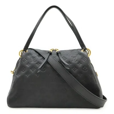 Pre-owned Louis Vuitton Black Noir Monogram Empreinte Leather Handbag Shoulder Bag Tote Bag ()