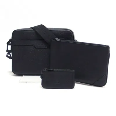 Pre-owned Louis Vuitton Black Noir Monogram Empreinte Shoulder Bag ()