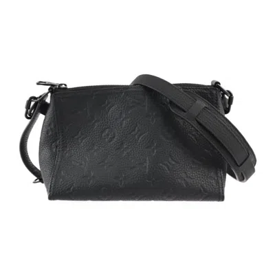 Pre-owned Louis Vuitton Black Noir Monogram Empreinte Shoulder Bag () In Black, Noir
