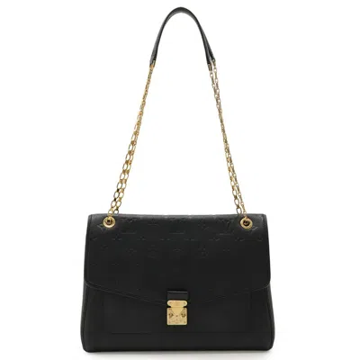 Pre-owned Louis Vuitton Black Noir Monogram Empreinte Tote Bag ()