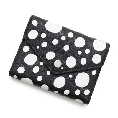 Pre-owned Louis Vuitton Black Noir Monogram Empreinte Wallet (tri-fold) ()