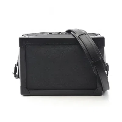 Pre-owned Louis Vuitton Black Noir Monogram Leather Shoulder Bag ()