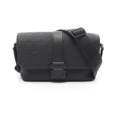 Pre-owned Louis Vuitton Black Noir Monogram Shoulder Bag ()