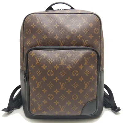 Pre-owned Louis Vuitton Black Noir Pvc Backpack ()
