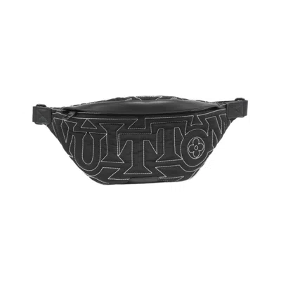 Pre-owned Louis Vuitton Black Nylon Shoulder Bag ()
