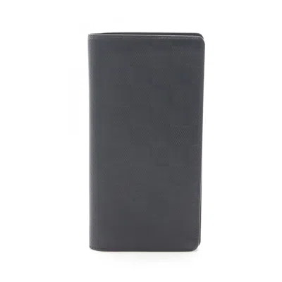 Pre-owned Louis Vuitton Black Onyx Damier Infini Leather Long Wallet (bi-fold) ()
