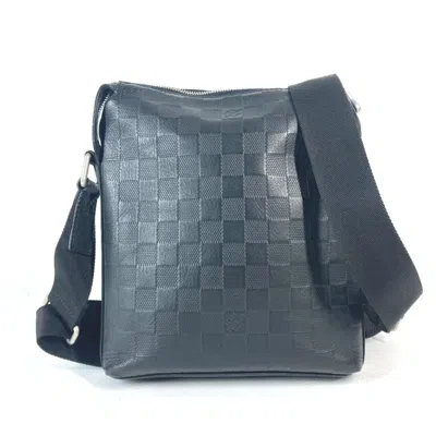 Pre-owned Louis Vuitton Black Onyx Damier Infini Pochette Shoulder Bag ()