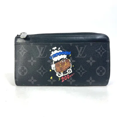 Pre-owned Louis Vuitton Black Other Long Wallet (bi-fold) ()