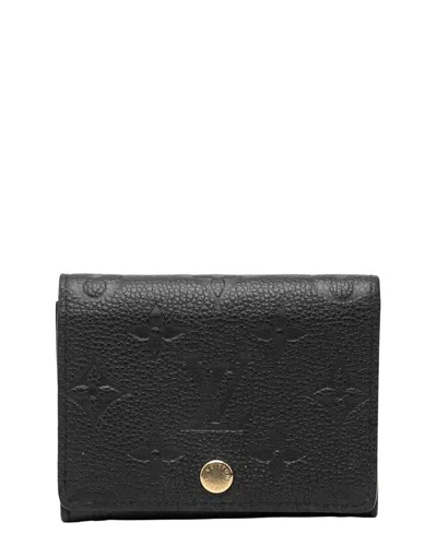 Pre-owned Louis Vuitton Black Others Envelope Card Case (authentic Pre-loved)