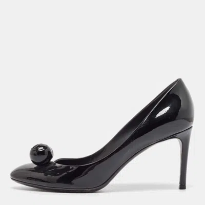 Pre-owned Louis Vuitton Black Patent Leather Betty Pumps Size 38