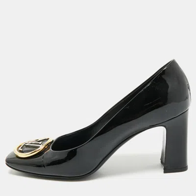 Pre-owned Louis Vuitton Black Patent Leather Madeleine Pumps Size 42