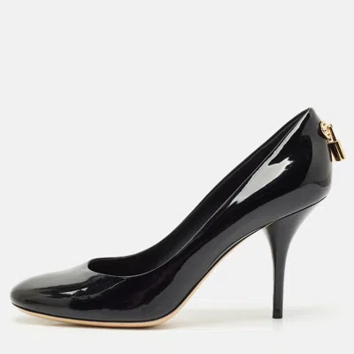 Pre-owned Louis Vuitton Black Patent Leather Oh Really! Pumps Size 39