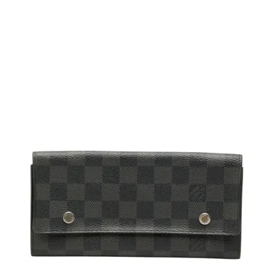 Pre-owned Louis Vuitton Black Pvc Coin Purse/coin Case ()