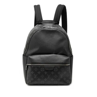 Pre-owned Louis Vuitton Black Pvc Leather Backpack ()