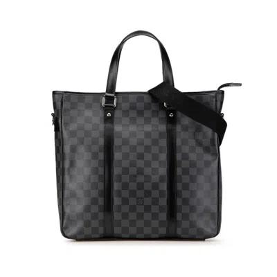 Pre-owned Louis Vuitton Black Pvc Leather Handbag Shoulder Bag ()