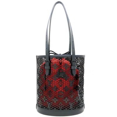 Pre-owned Louis Vuitton Black Red Color Patent Leather Tote Bag ()