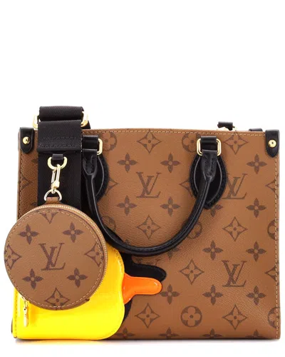 Louis Vuitton Black Reverse Monogram Canvas Onthego Limited Edition Sun Yitian Pm (authentic Pre-lov