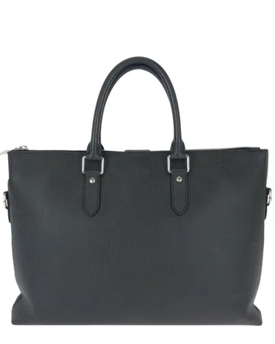 Pre-owned Louis Vuitton Black Taiga Leather Anton Briefcase (authentic Pre-loved)