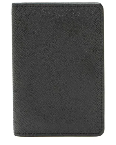 Louis Vuitton Black Taiga Leather Pocket Organizer (authentic Pre-loved)