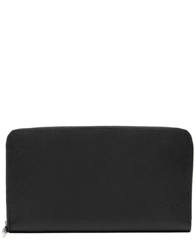 Louis Vuitton Black Taiga Leather Zippy Organizer Wallet (authentic Pre-loved)