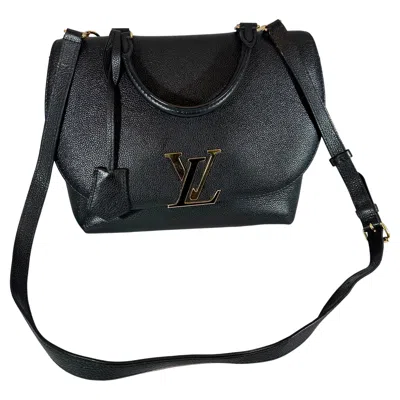 Pre-owned Louis Vuitton Black Taurillon Leather Volta Bag/ Hand Bag, Excellent Condition