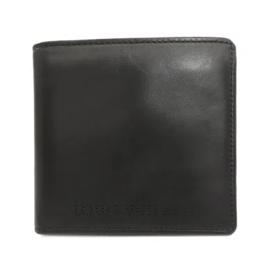 Pre-owned Louis Vuitton Black Wallet (bi-fold) ()