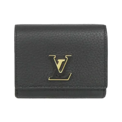 Pre-owned Louis Vuitton Black Wallet (bi-fold) ()
