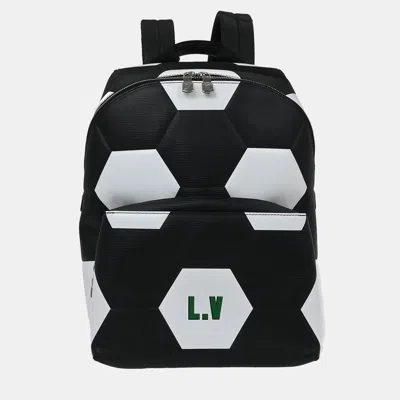 Pre-owned Louis Vuitton Black White Epi Apollo Backpack