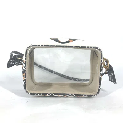 Pre-owned Louis Vuitton Black White Leather Shoulder Bag ()