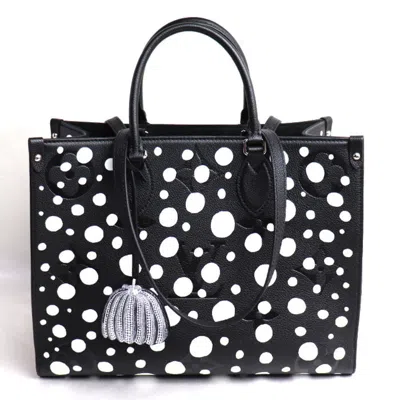 Pre-owned Louis Vuitton Black White Monogram Empreinte Tote Bag () In Black, White